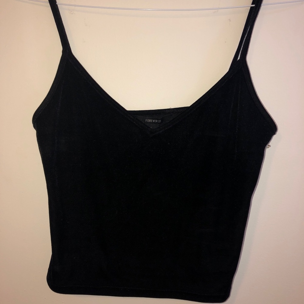 Forever 21 Velvet V Neck Cami